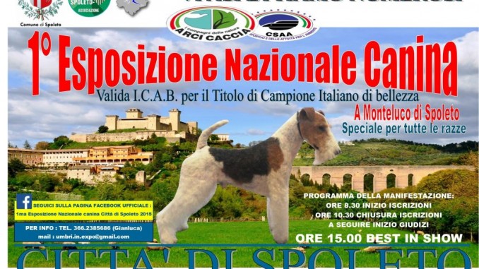 Spoleto, Prima Esposizione Nazionale Canina