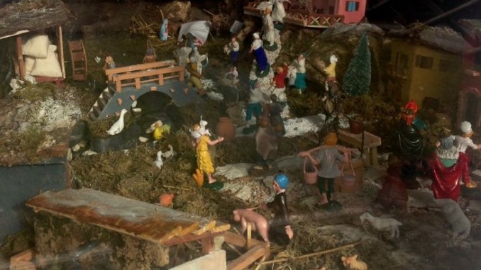 Hospice di Spoleto, paziente ha realizzato uno splendido presepe