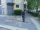 Rimosso container in via Cacciatori delle Alpi