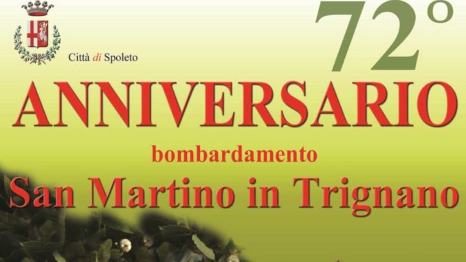 San Martino in Trignano, 72esimo anniversario dal bombardamento