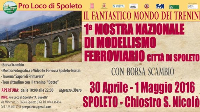 Modellismo Ferroviario, a Spoleto la Prima Mostra Nazionale