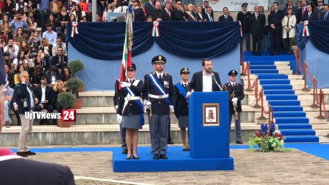 Matteo Salvini in Umbria, sicurezza, in arrivo decine di unità di rafforzamento