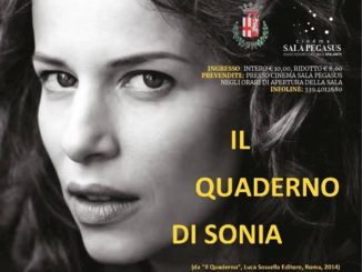 Libro d’ingresso, Sonia bergamasco presenta il quaderno di Sonia