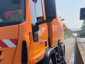 Strada statale 3 Flaminia a Spoleto, aperta al traffico immissione