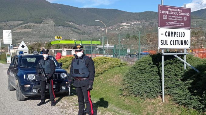 Carabinieri Spoleto, controlli serrati nel weekend di Pasqua