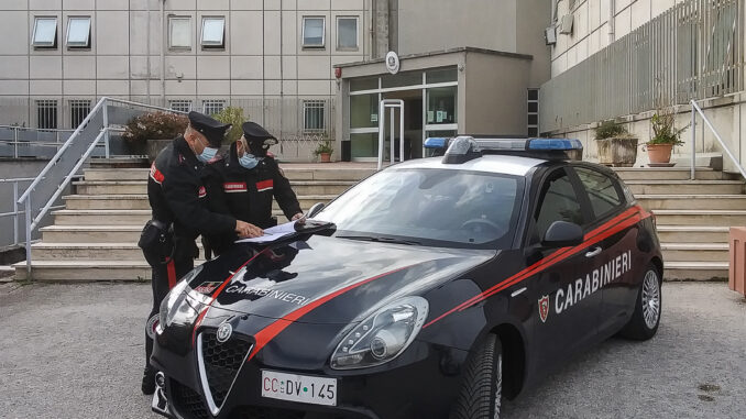 Carabinieri Spoleto, controlli anticrimine, 6 violazioni delle misure anti-covid