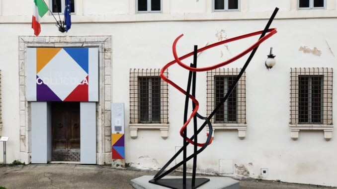 Spoleto: Una nuova scultura monumentale a Palazzo Collicola