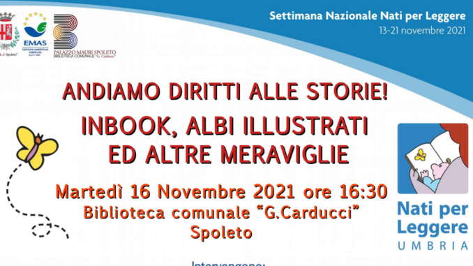 Settimana nazionale nati per leggere programma Andiamo diritti alle storie
