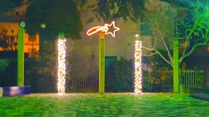 Luminarie natalizie in 10 frazioni del comune di Spoleto