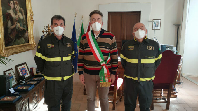 L’incontro del Sindaco Sisti Comandante provinciale dei Vigili del fuoco
