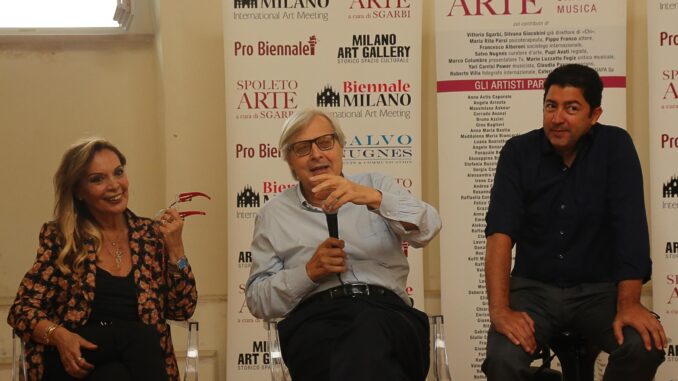 Vittorio Sgarbi e Salvo Nugnes presentano la mostra internazionale Spoleto Arte