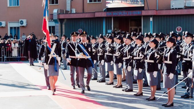 Giuramento del 223esimo corso allievi agenti vice ispettori polizia