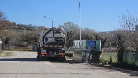 Spazzamento meccanizzato a San Martino in Trignano