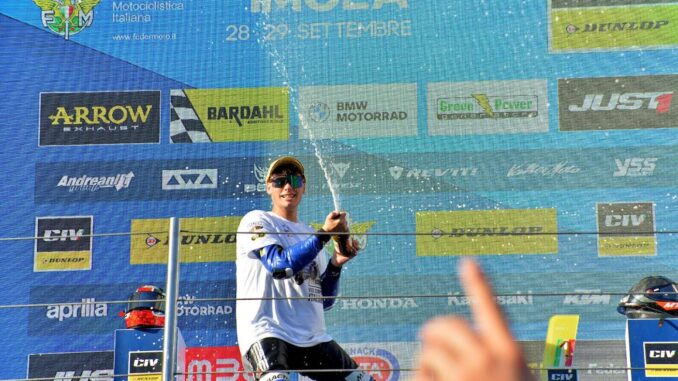 Cristian Lolli è vicecampione italiano Moto3 nel 2024