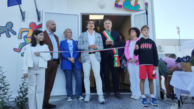 Scuola Dante Alighieri. Inaugurati i moduli scolastici a Santo Chiodo 