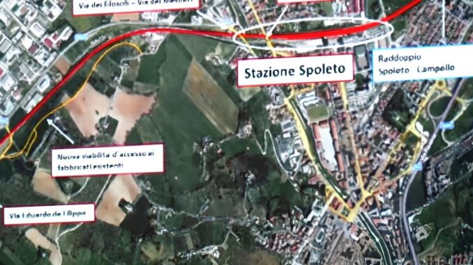 Annunciato il progetto per il raddoppio della tratta Terni-Spoleto