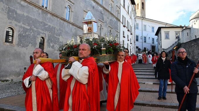 Spoleto celebra il 1850° anniversario di San Ponziano