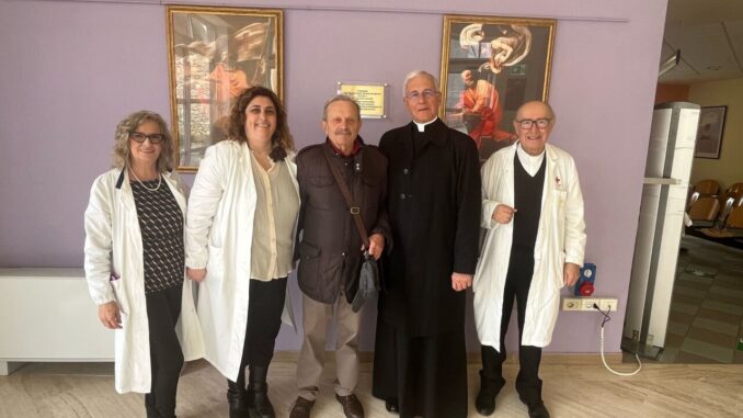 Mons.Renato Boccardo all’Ospedale S. Matteo degli Infermi di Spoleto