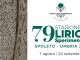 Spoleto, torna la Stagione Lirica Sperimentale per la 79ª edizione
