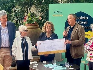 Arazzo storico restaurato grazie a Spoleto Festival Friends