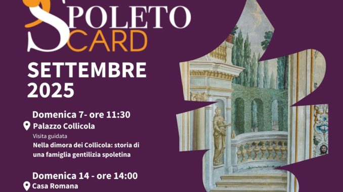 Settembre a Spoleto, visite con la Card tra arte e storia