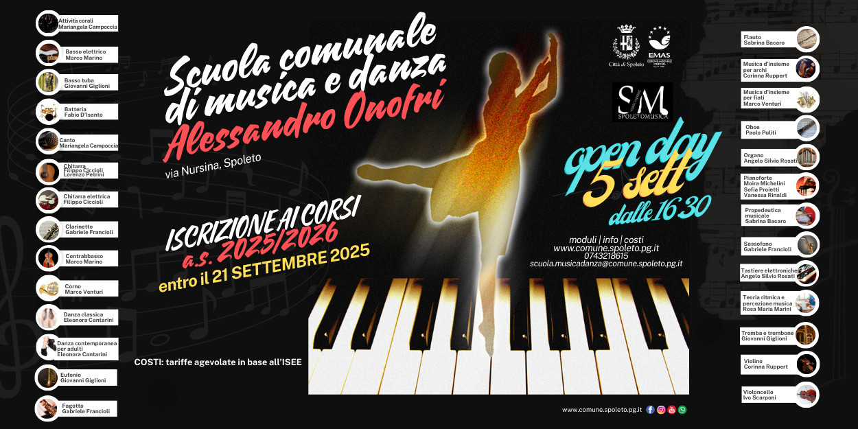 Open Day alla scuola “A. Onofri” musica e danza per tutti