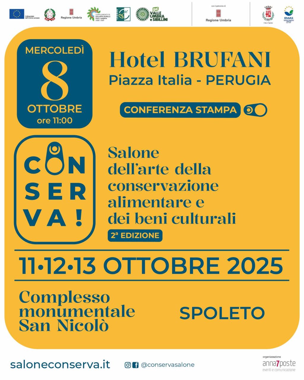 A Spoleto torna “Conserva”, tra gusto e cultura