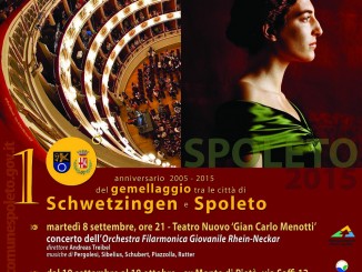 Spoleto e Schwetzingen decimo anniversario concerto al Teatro Nuovo