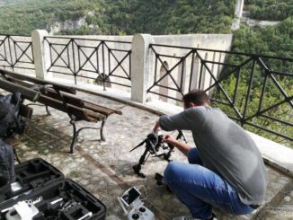 Ponte delle Torri, a Spoleto operazione di rilievo sismico effettuata con i droni
