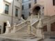 Piazza Pianciani, distrutta scalinata, fine ripulitura nel 2016, c'era Fabrizio Cardarelli