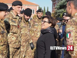 Il Ministro della difesa Elisabetta Trenta in visita a Spoleto
