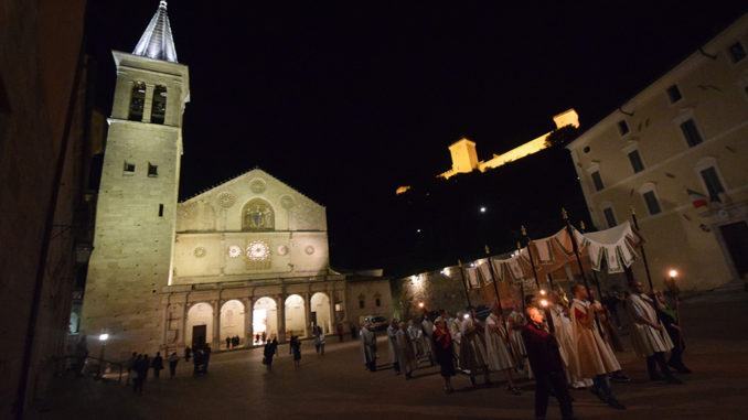 Celebrazione diocesana del Corpus Domini, Messa in Duomo a Spoleto 