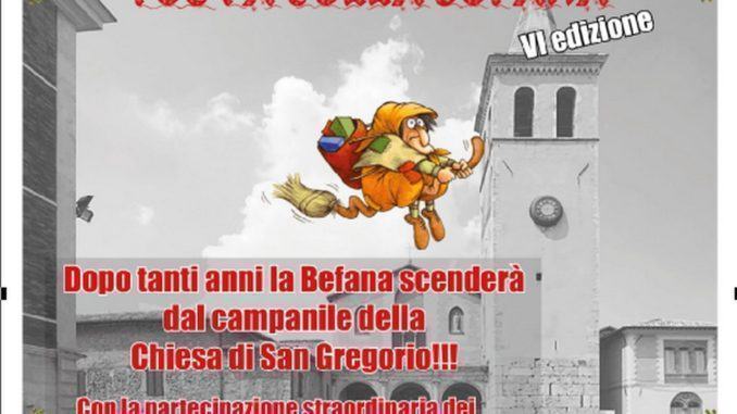 Befana Croce Rossa scenderà dal campanile di San Gregorio