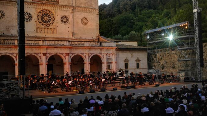 Concerto della Banda musicale della Polizia di Stato al Festival dei 2Mondi