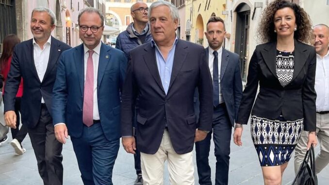 Forza Italia: Tajani e Mulè presentano il programma elettorale per Bececco sindaco di Spoleto