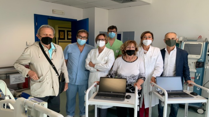 Ospedale Spoleto, Associazione Parenzi dona due computer all’Unità Operativa di Nefrologia e Dialisi del “San Matteo degli Infermi”