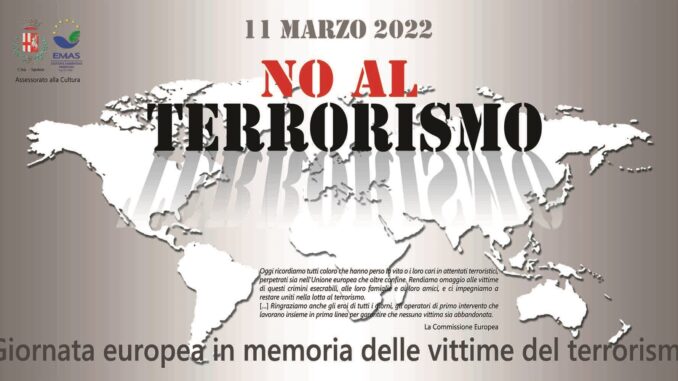 Giornata europea vittime del terrorismo