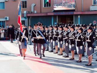Giuramento del 223esimo corso allievi agenti vice ispettori polizia