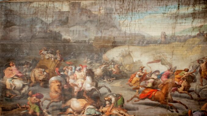 Il restauro del sipario storico del Teatro Nuovo Gian Carlo Menotti