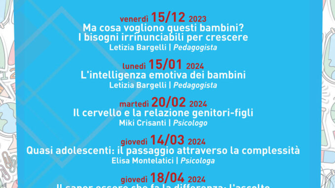 Proseguono gli incontri #Insieme Scuola per genitori a Spoleto