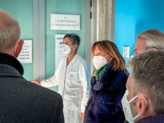Terzo polo Spoleto-Foligno. Tesei e Coletto in visita al San Matteo