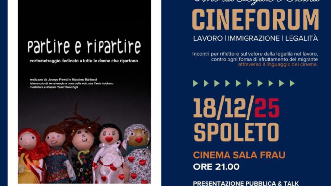 Cinema e legalità: Spoleto accoglie e racconta il lavoro