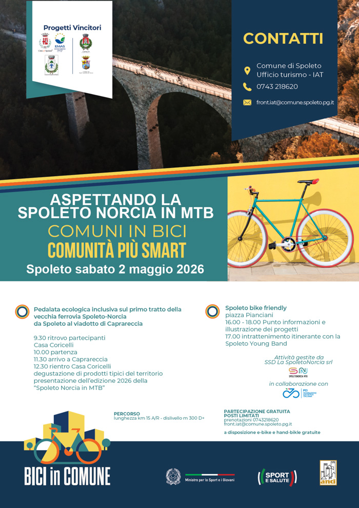 Spoleto Norcia in MTB lancia la nuova sfida cicloturistica