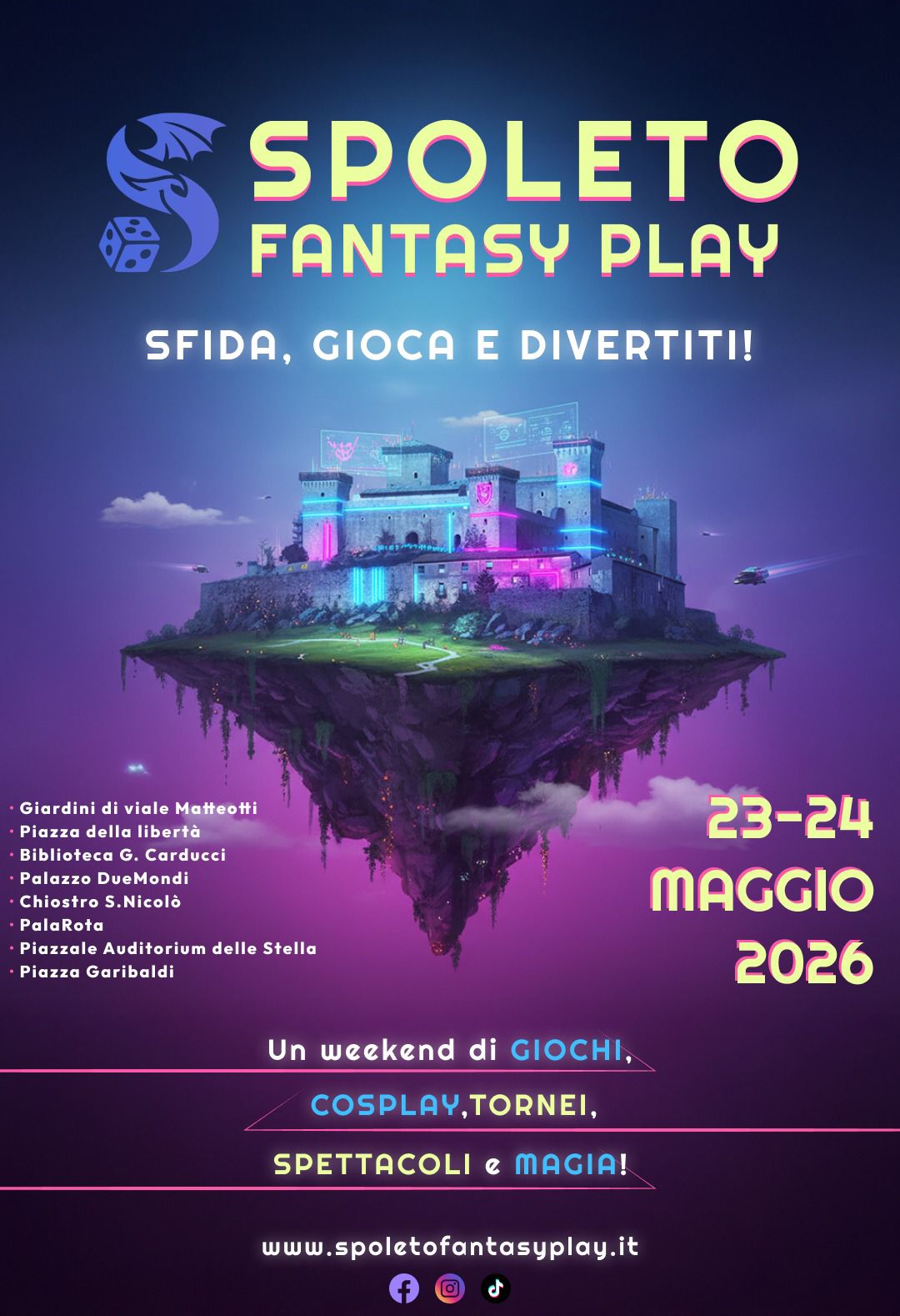 Festival Fantasy a Spoleto: il gaming trasforma la città