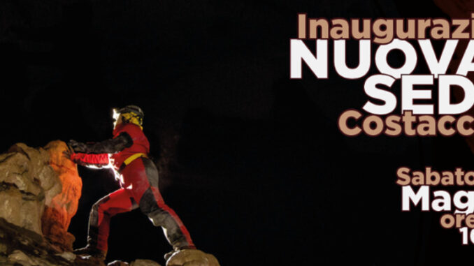 Costacciaro: inaugurazione sede Catasto Speleologico Umbria