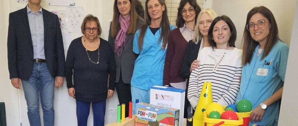 Spoleto, nuovi kit riabilitativi per la neuropsichiatria infantile